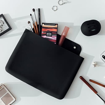 Premium FERYES Silicone Makeup Bag for Travel - Organization and Style