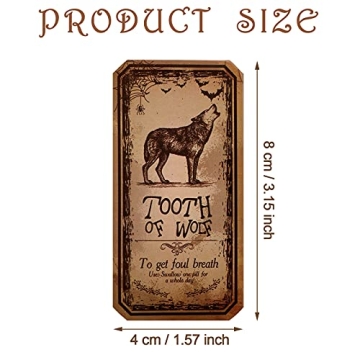 80 Creepy Halloween Animal Labels for Party Decor