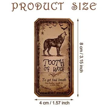 80 Creepy Halloween Animal Labels for Party Decor