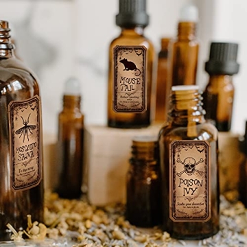 80 Creepy Halloween Animal Labels for Party Decor