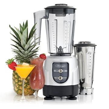 Omega BL390S Blender with Tritan and Stainless Steel Containers
