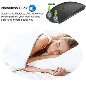 KLO Stylish Rechargeable Bluetooth Mouse for MacBook
