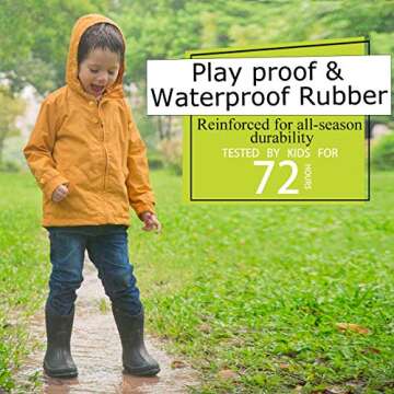 MCIKCC Four Seasons Waterproof Children's Boots for Play