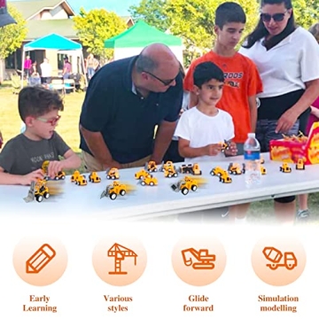 Engaging 24PCS Mini Construction Vehicles for Kids