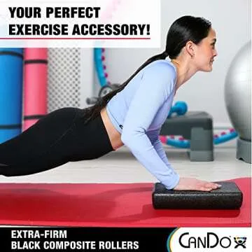 High-Density Half-Round Foam Roller for Therapy and Fitness