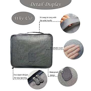 7 Packing Cubes - Ultimate Travel Organizers for Everyone