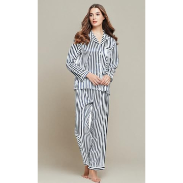 Luxury Satin Pajama Set for Women - Comfortable Sleepwear & Loungewear