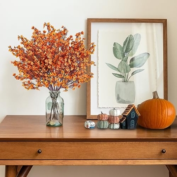 Sggvecsy 15 Pcs Babys Breath Artificial Flowers for Decor