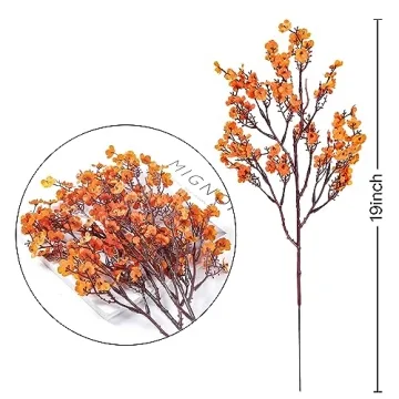 Sggvecsy 15 Pcs Babys Breath Artificial Flowers for Decor