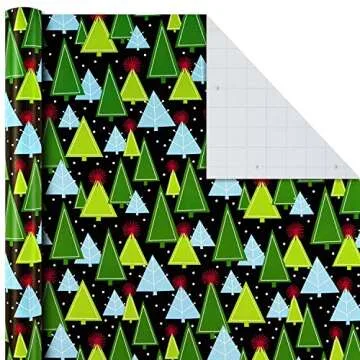 Hallmark Christmas Wrapping Paper 6-Pack with Cut Lines