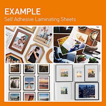 VIOLETTO Self-Adhesive Laminating Sheets - 50 Pack - No Machines Needed