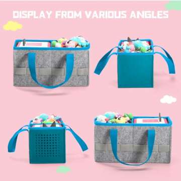 PISOSN Felt Case for Toniebox and Tonies Figures
