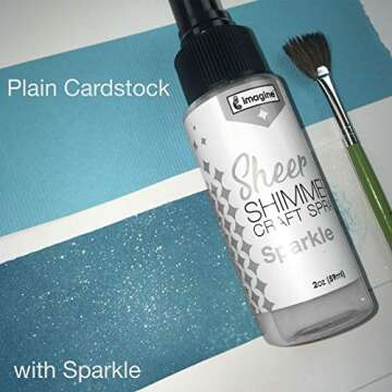 Imagine Crafts Shimmer Spray for Creative Art Projects