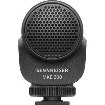 SENNHEISER MKE 200 Microphone for Vloggers & Filmmakers