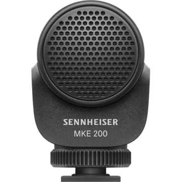SENNHEISER MKE 200 Microphone for Vloggers & Filmmakers