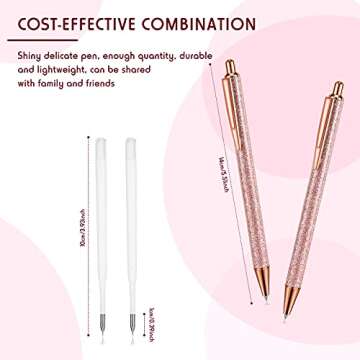 Epakh 3 Pieces Weeding Pen Vinyl Pen Pin Weeding Tool Retractable Pin Pen Fine Point Weeding Pin Pen...
