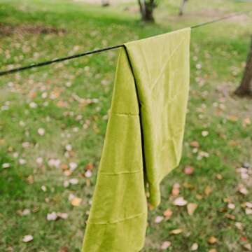 GEAR AID Quick Dry Microfiber Towel for The Gym, Travel and Camping, Olive Drab Green, X-Large, 35"x62"