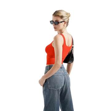 SUUKSESS Women Sexy Sleeveless Tank Top for Summer