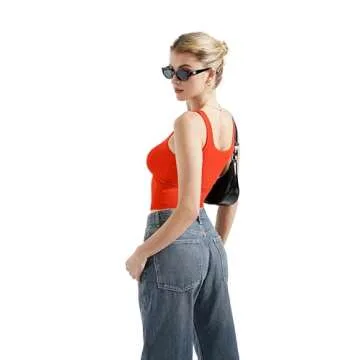 SUUKSESS Women Sexy Sleeveless Tank Top for Summer