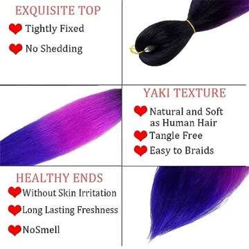 Premium Phoenixfly Pre Stretched Braiding Hair Extensions