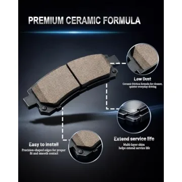 SATISFIED Ceramic Brake Pads for Cadillac and Chevrolet