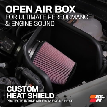 K&N Cold Air Intake with Performance Boost for F150