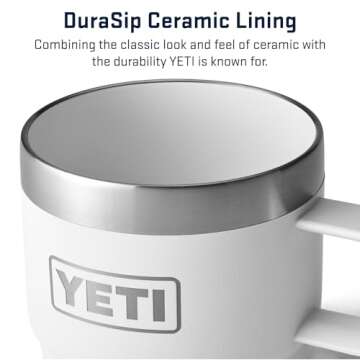 YETI Rambler 6 oz Stackable Mug - Stainless Steel and Insulated