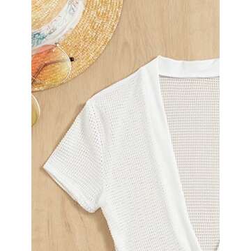 Women’s V Neck Sheer Beach Dress for Summer Fun