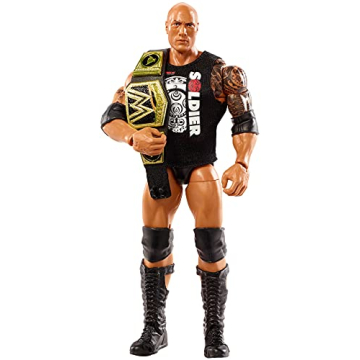 WWE Ultimate Edition The Rock Action Figure with Interchangeable Heads