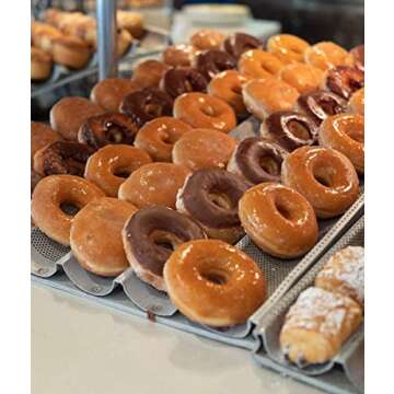 HULISEN Donut Cutter, 3.5 inch Stainless Steel Doughnut Cutter with Soft Grip Handle, and Small Biscuit Cutter, Professional Baking Dough Tools, Gift Package