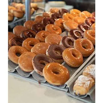 HULISEN Donut Cutter, 3.5 inch Stainless Steel Doughnut Cutter with Soft Grip Handle, and Small Biscuit Cutter, Professional Baking Dough Tools, Gift Package