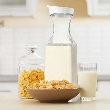 DilaBee Plastic Water Pitcher with Lid - Stylish and Safe for All