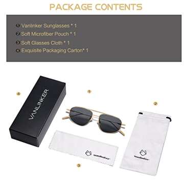 Trendy Aviator Sunglasses for Women - Stylish & Protective