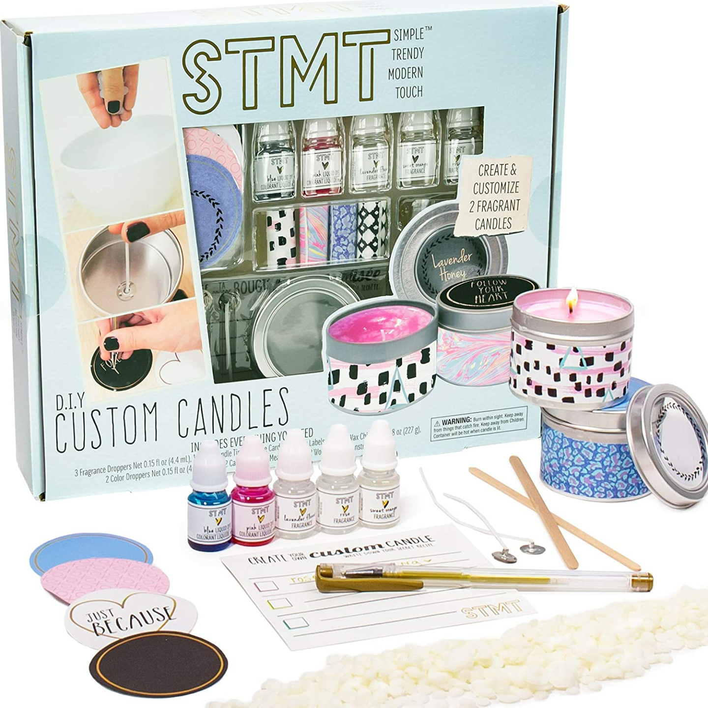 DIY Candle Making Kit for Kids Ages 8+