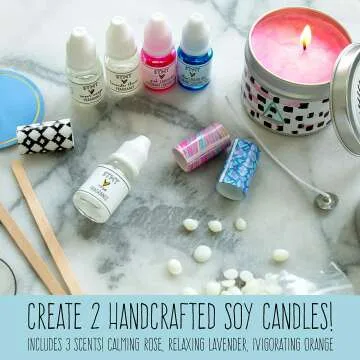 DIY Candle Making Kit for Kids Ages 8+