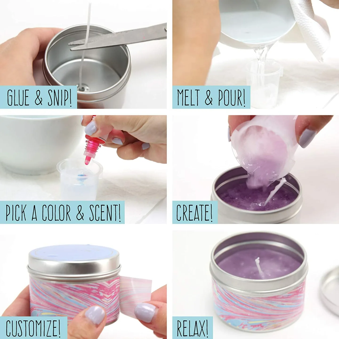 DIY Candle Making Kit for Kids Ages 8+
