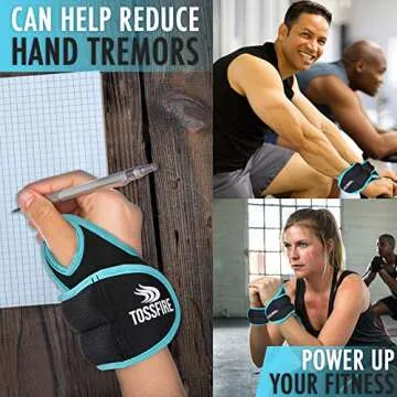 Wrist Weights Set 4lb (2lbs Each) Thumblock Arm Weight for Women and Men, Great for Running Weightli...