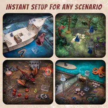 DND Flying Miniatures Combat Riser Set Perfect for RPGs