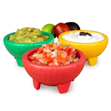 Nostalgia Taco Tuesday Bowl Set - Fun and Colorful Serving Bowls