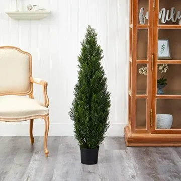 Nearly Natural 4FT Faux Cedar Tree for Year-Round Decor