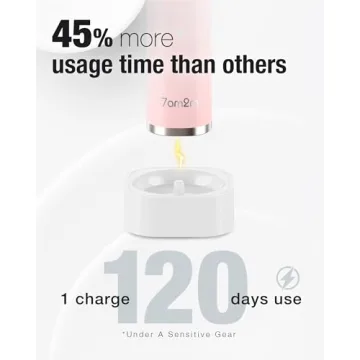 7AM2M Sonic Electric Toothbrush with 6 Brush Heads