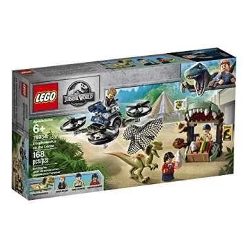 LEGO Jurassic World Dilophosaurus Building Kit 168 Pieces
