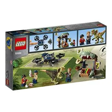 LEGO Jurassic World Dilophosaurus Building Kit 168 Pieces