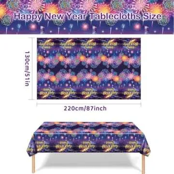 HOWAF Party Tableware Set for 20 Guests - New Year 2025