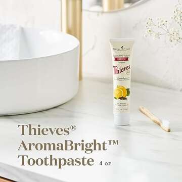 Thieves AromaBright Toothpaste by Young Living, 4 Ounces
