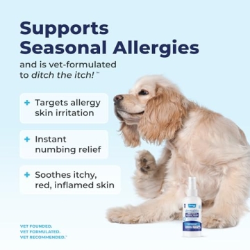 Vetnique Dermabliss Anti Itch Spray - Relief for Dogs & Cats