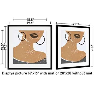 ELSKER&HOME 20x20 Picture Frame Set of 3 for Home Decor