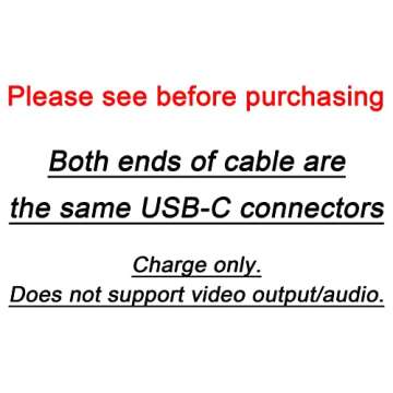 Awnuwuy 100W USB C to USB C Cable Pink, 10ft Long [2-Pack], Type C Fast Charging, USB C Charger Cord...