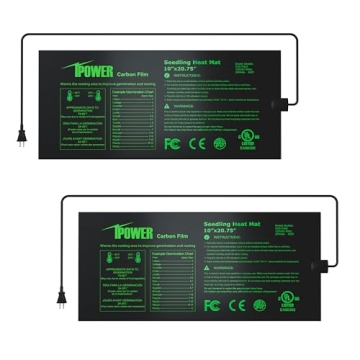 iPower 10" x 20.75" Seedling Heat Mat for Indoor Germination
