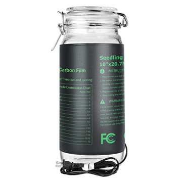 iPower 10" x 20.75" Seedling Heat Mat for Indoor Germination